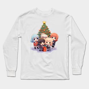 Christmas With Your Favorite Anime Long Sleeve T-Shirt